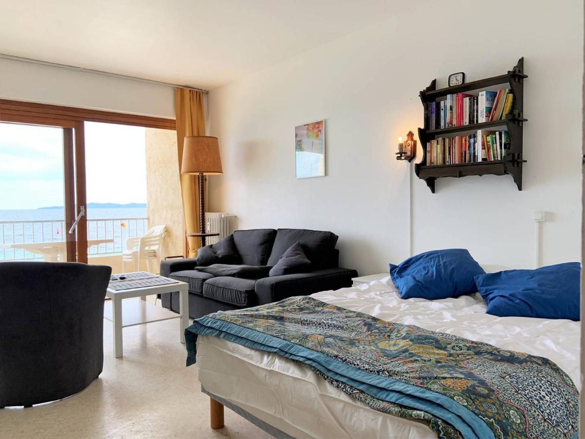 Studio Sur Plage Cavaliere Avec Terrasse, 1Er Etage, 2 Couchages - Fr-1-251-80 Le Lavandou Kültér fotó